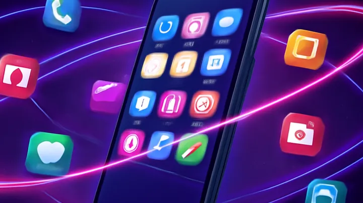 3999 BED COM Sleek smartphone floating in space